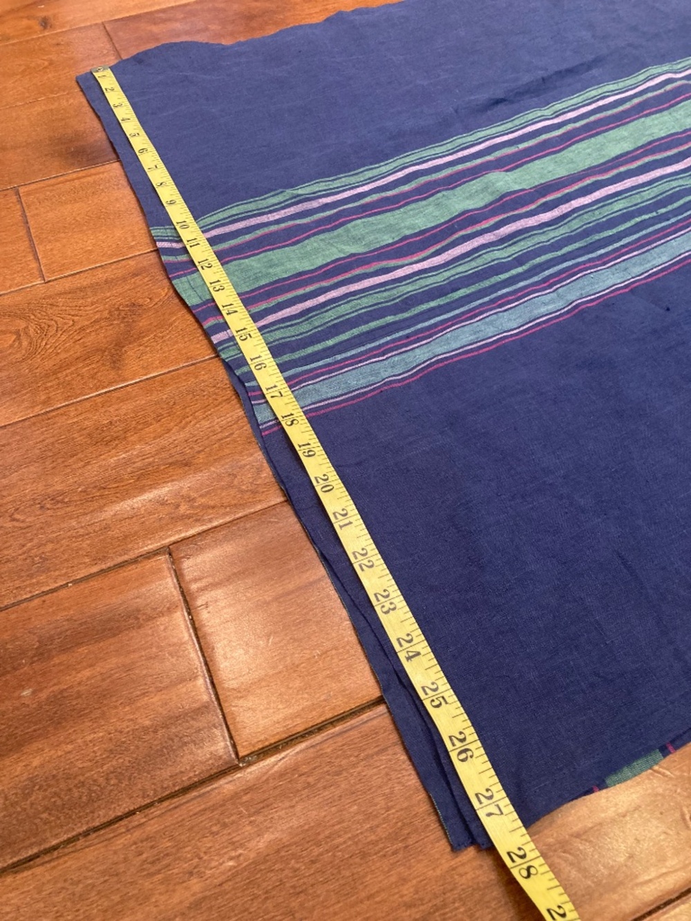 Manan 100% linen sleeveless indigo dress - Picture 10 of 11